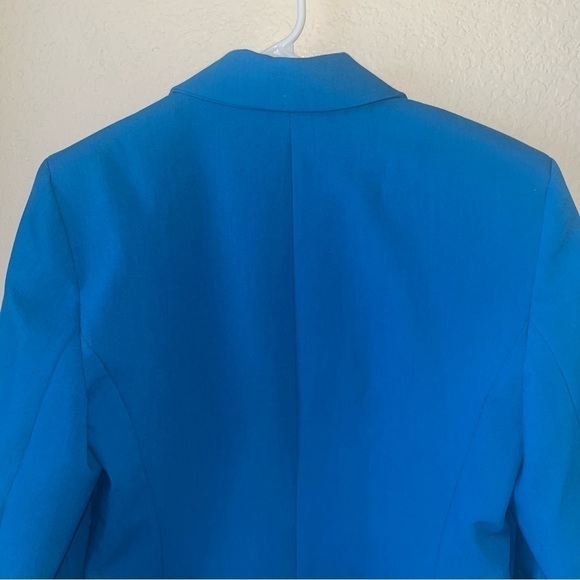 Zara Blue Front Button Blazer Size XS New With Tags - Picture 10 of 11